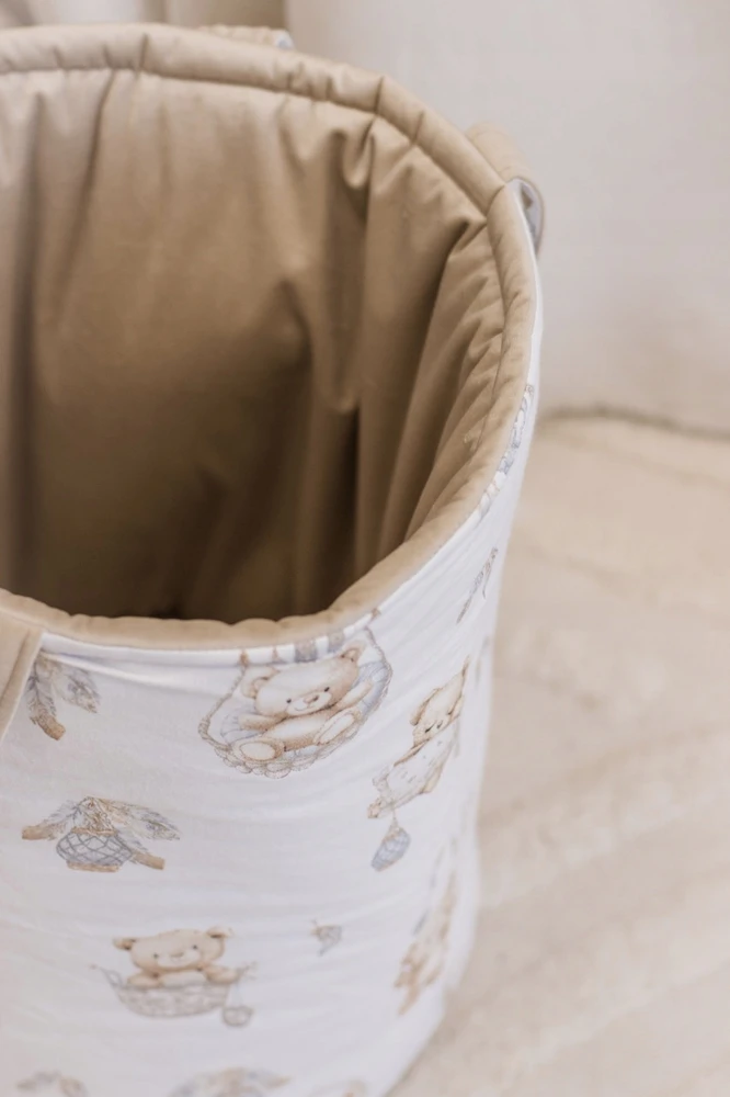 ŽAISLŲ KREPŠELIS Skalbiniai Apverčiamas krepšys COTTON VELVET JUKKI