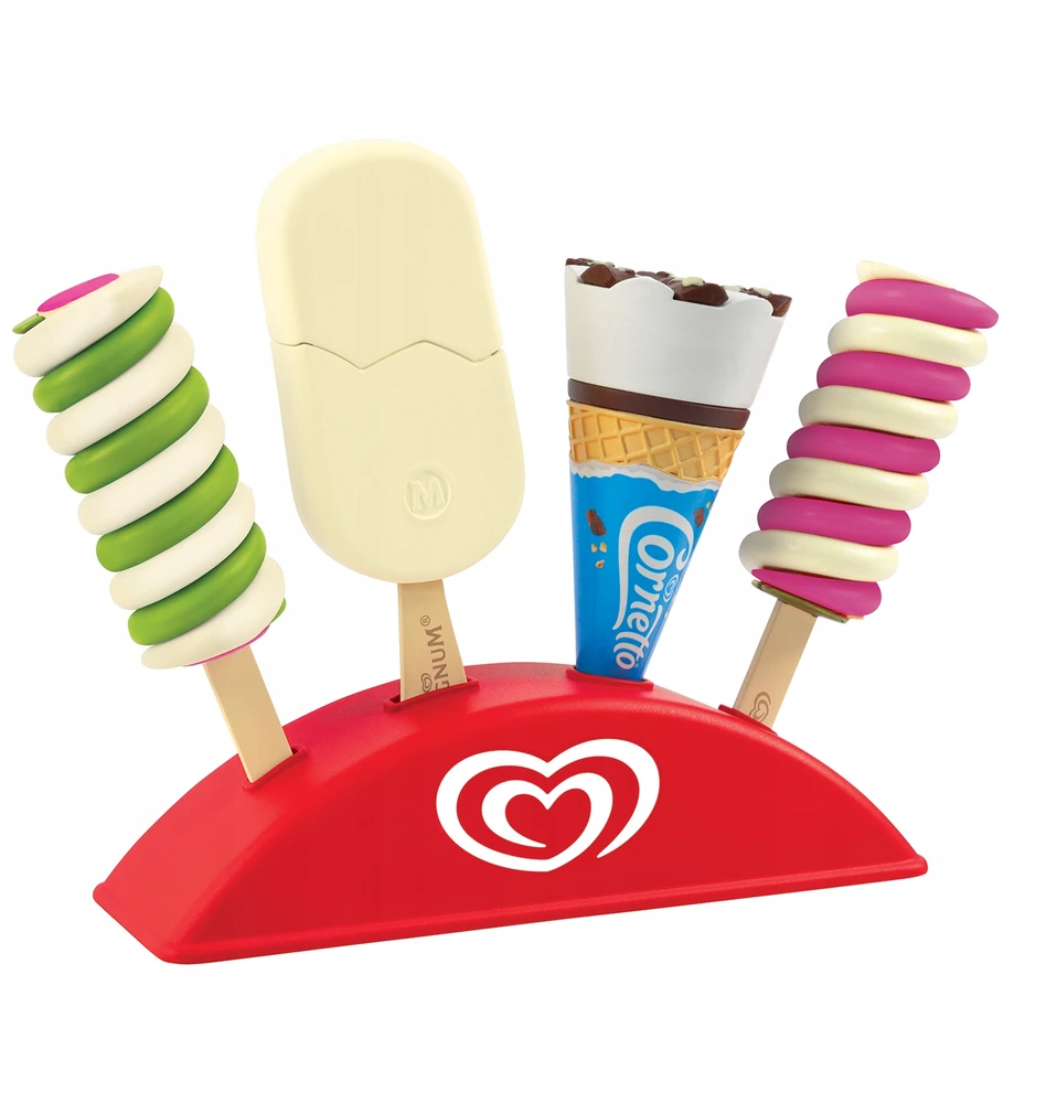 ŽAISLŲ LEDO VIETINIS ALGIDA TWISTER CORNETTO MAGNUM 4 CASDON RINKINYS