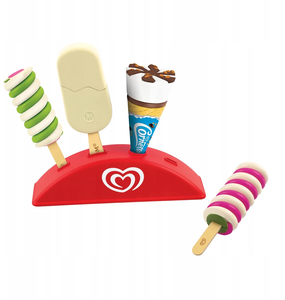 ŽAISLŲ LEDO VIETINIS ALGIDA TWISTER CORNETTO MAGNUM 4 CASDON RINKINYS