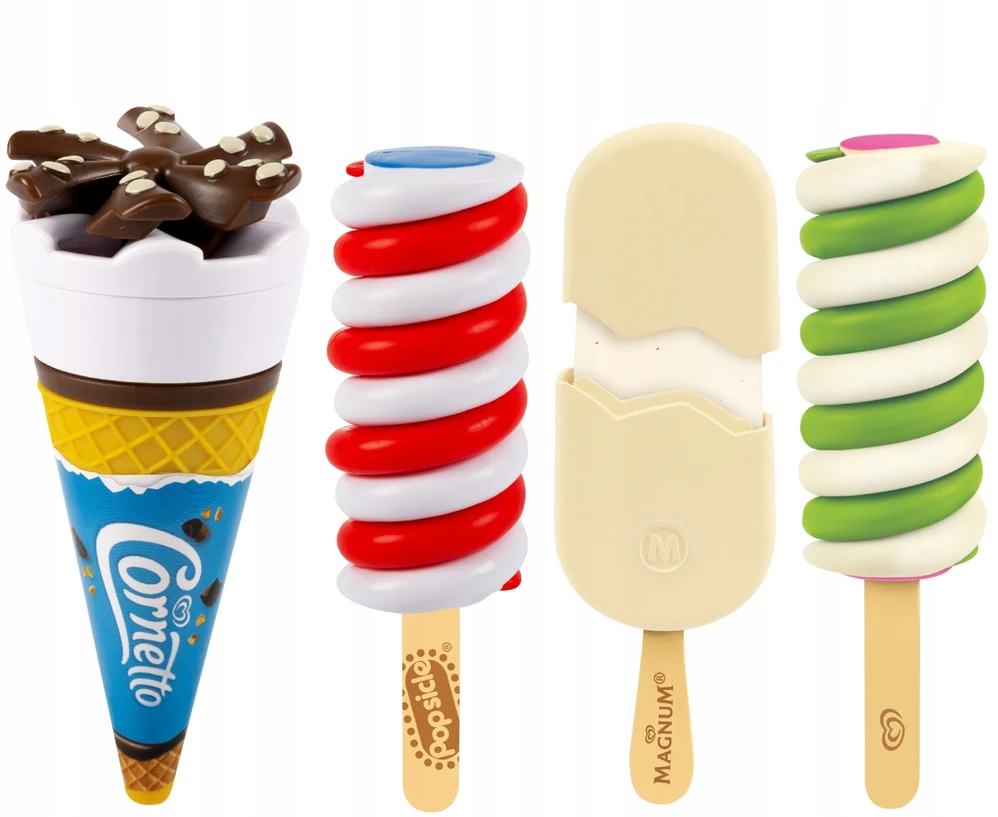 ŽAISLŲ LEDO VIETINIS ALGIDA TWISTER CORNETTO MAGNUM 4 CASDON RINKINYS