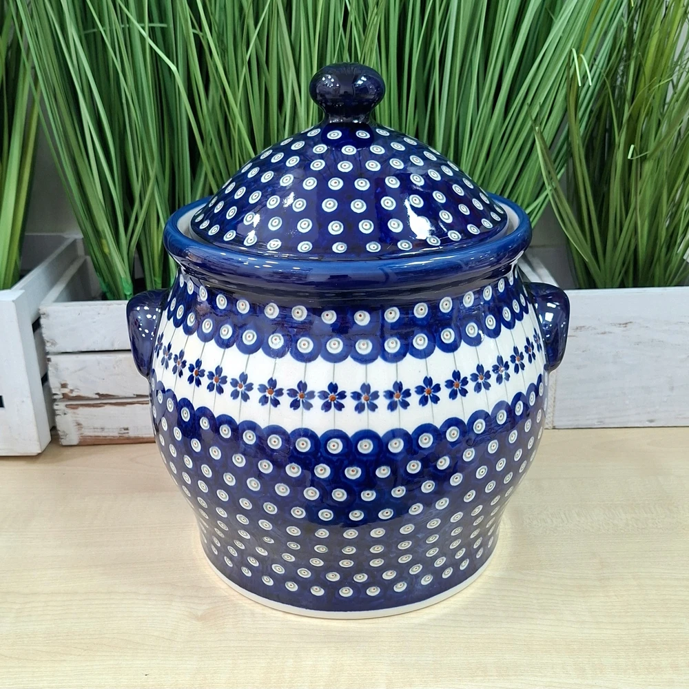 Zakady Ceramiczne Bolesawiec BOLESŁAWIEC PUODAS SU skylutėmis 5L 1101 DEK 166