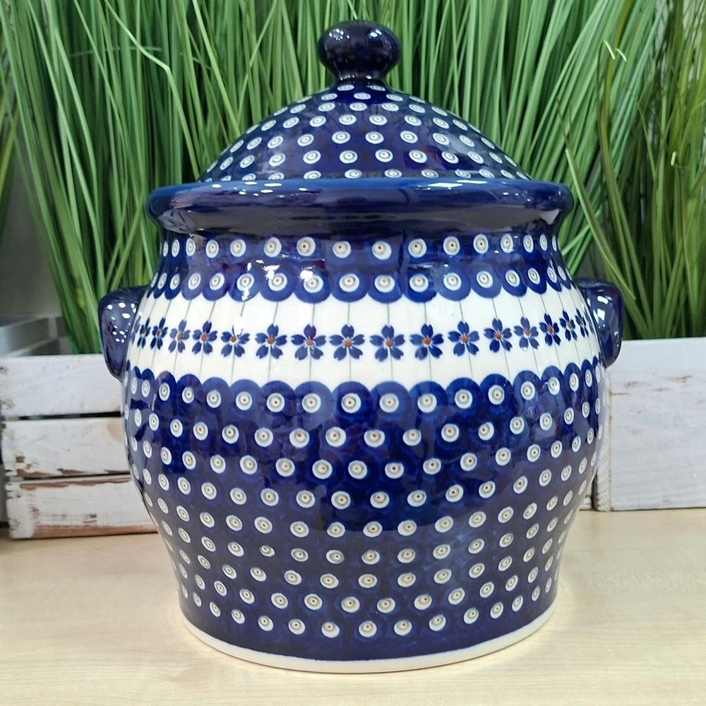 Zakady Ceramiczne Bolesawiec BOLESŁAWIEC PUODAS SU skylutėmis 5L 1101 DEK 166