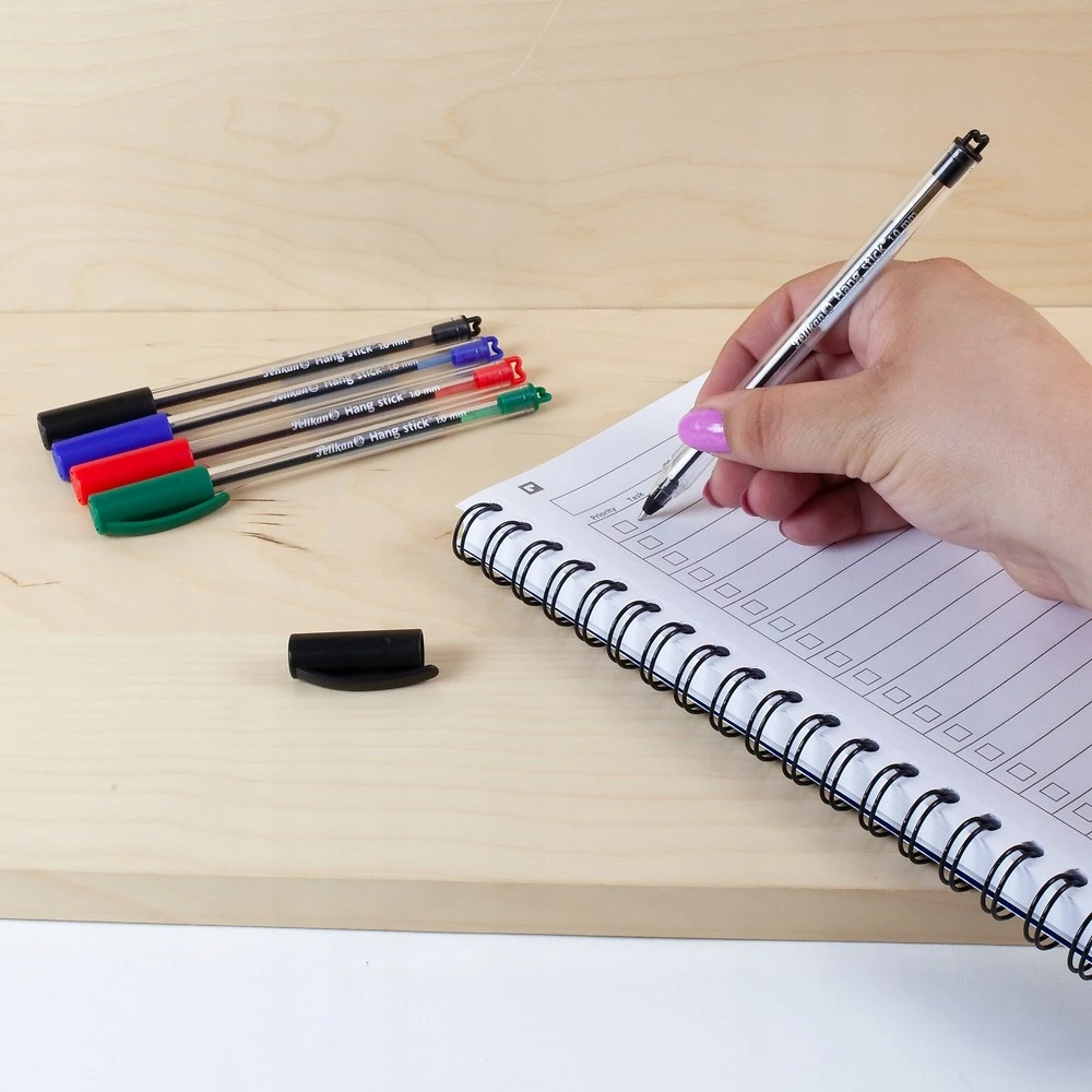 Žalias "pelikan Hang Stick" rutulinis rašiklis