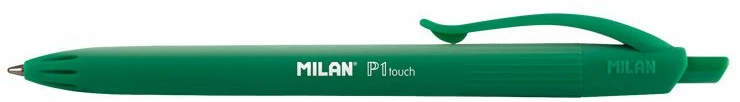 Žalias rašiklis Milan P1 Rubber Touch, automatinis