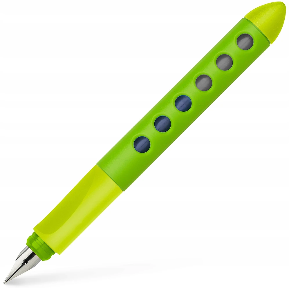 Plunksnakotis Faber-Castell Scribolino, dešiniarankiams, šviesiai žalios spalvos korpusas