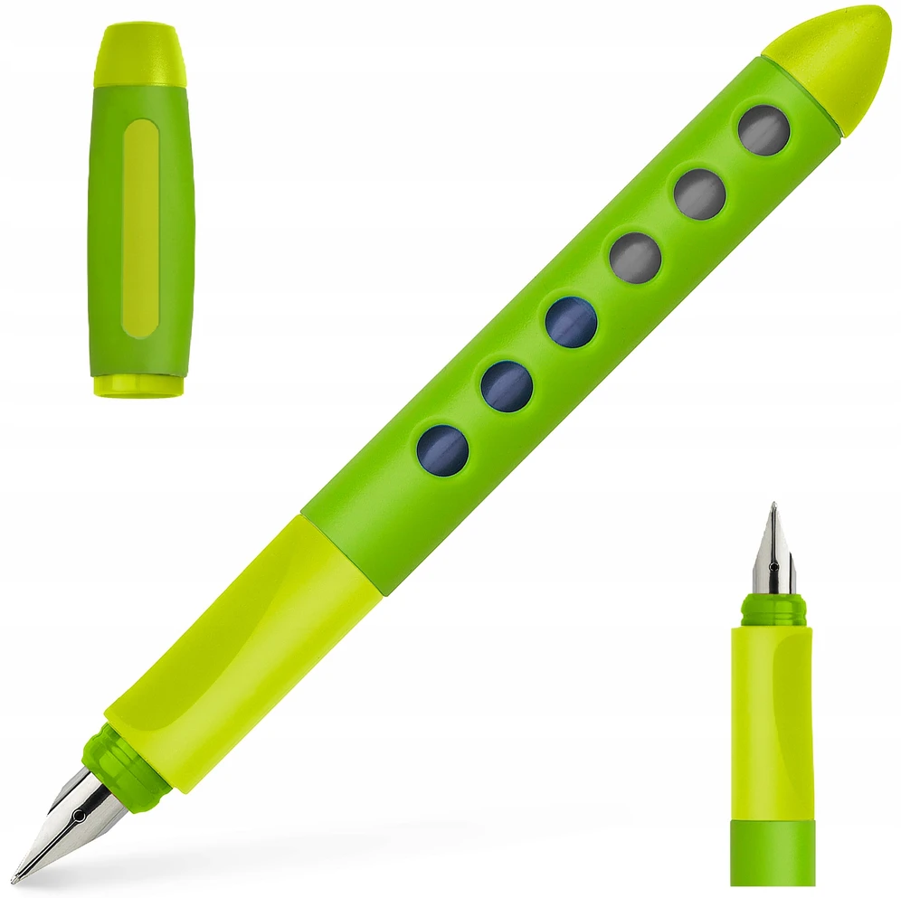 Plunksnakotis Faber-Castell Scribolino, dešiniarankiams, šviesiai žalios spalvos korpusas