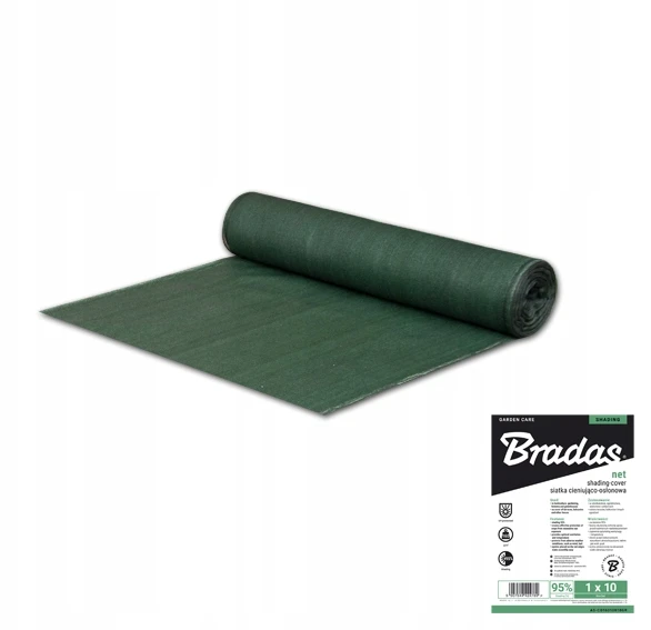Bradas ŽALIO ATSPALVIO TINKLAS 1,2 x 10 m 95 % 160 g