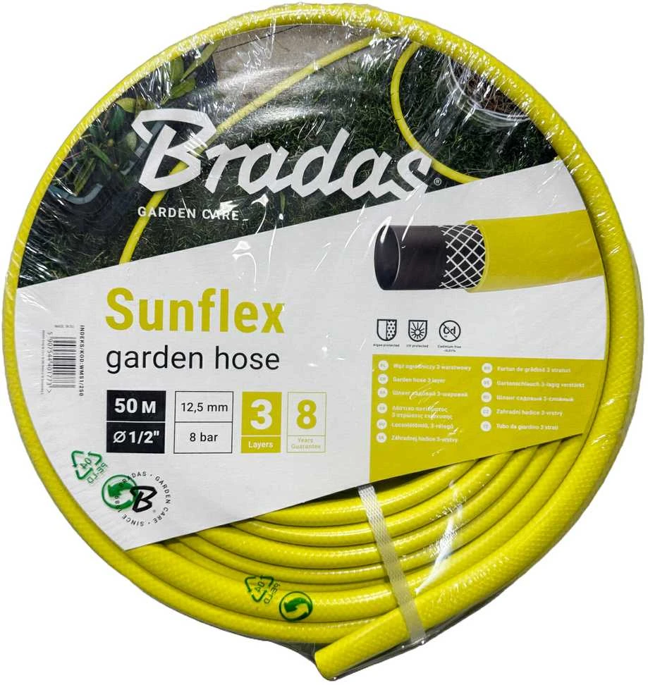Žarna SUNFLEX Bradas 1/2 colio /50m geltona