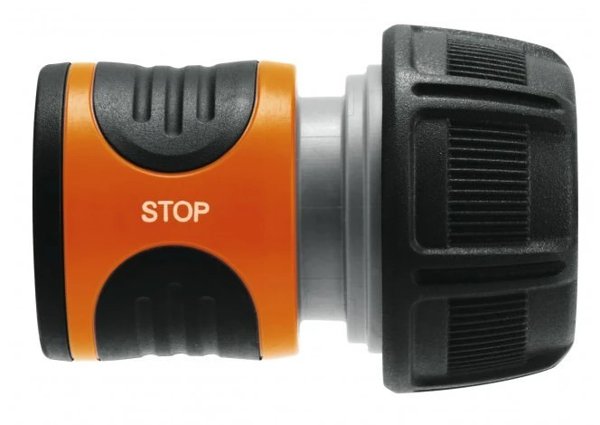 Gardena „Premium“ žarnos jungtis su vožtuvu Stop, 13 mm (1/2 col.)–15 mm (5/8 col.)