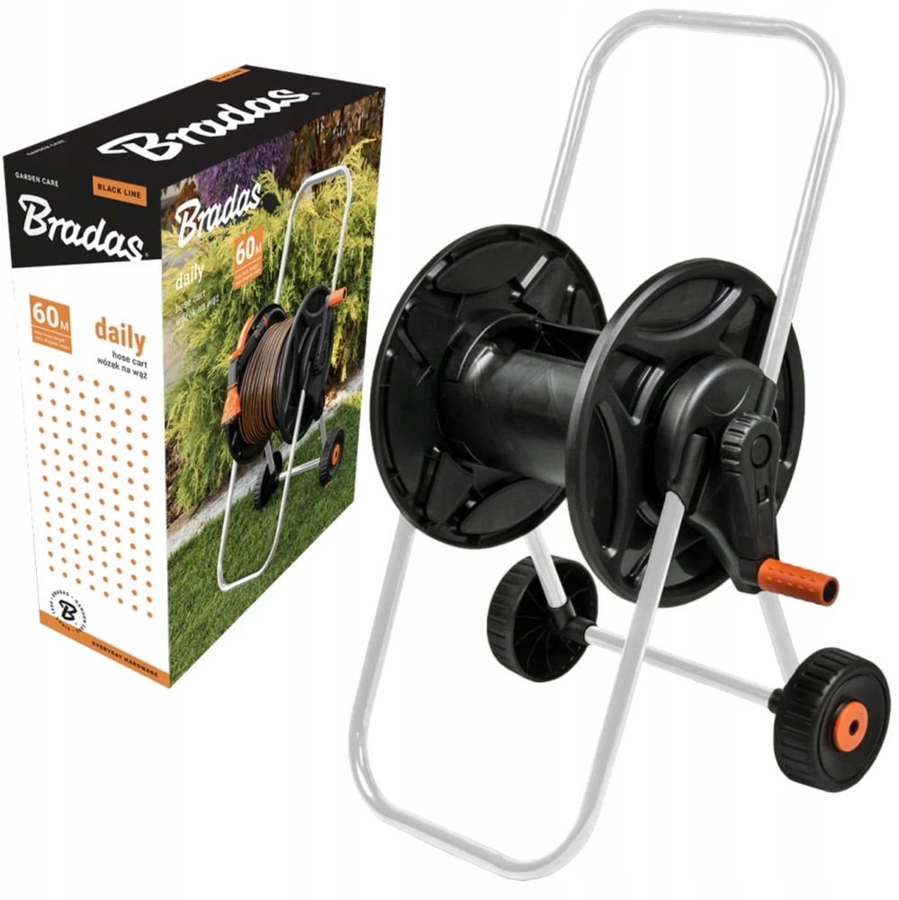 Bradas Žarnos ritės vežimėlis 1/2'' 60m DAILY AG260