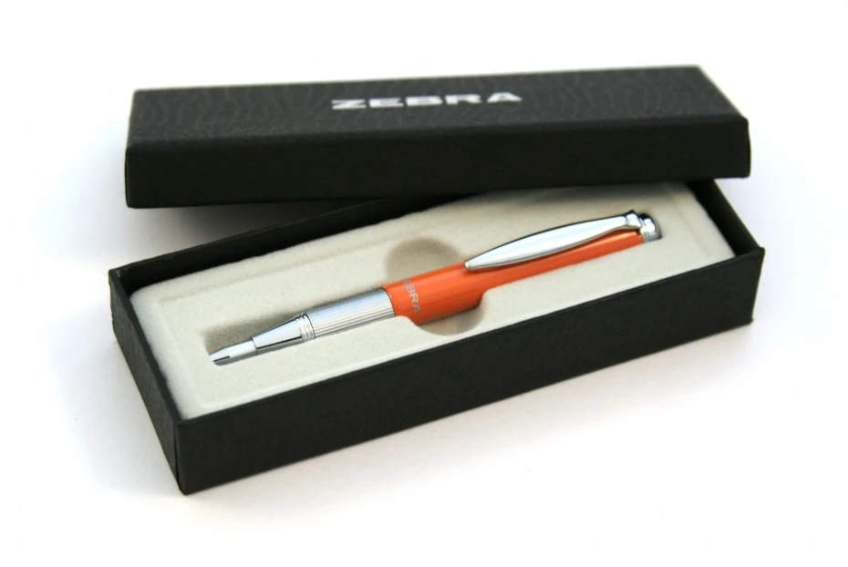 Zebra Telescopic Brights rašiklis, oranžinis