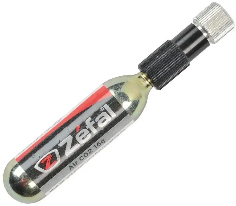 ZEFAL EZ CONTROL CO2 infliatorius, juoda/sidabro