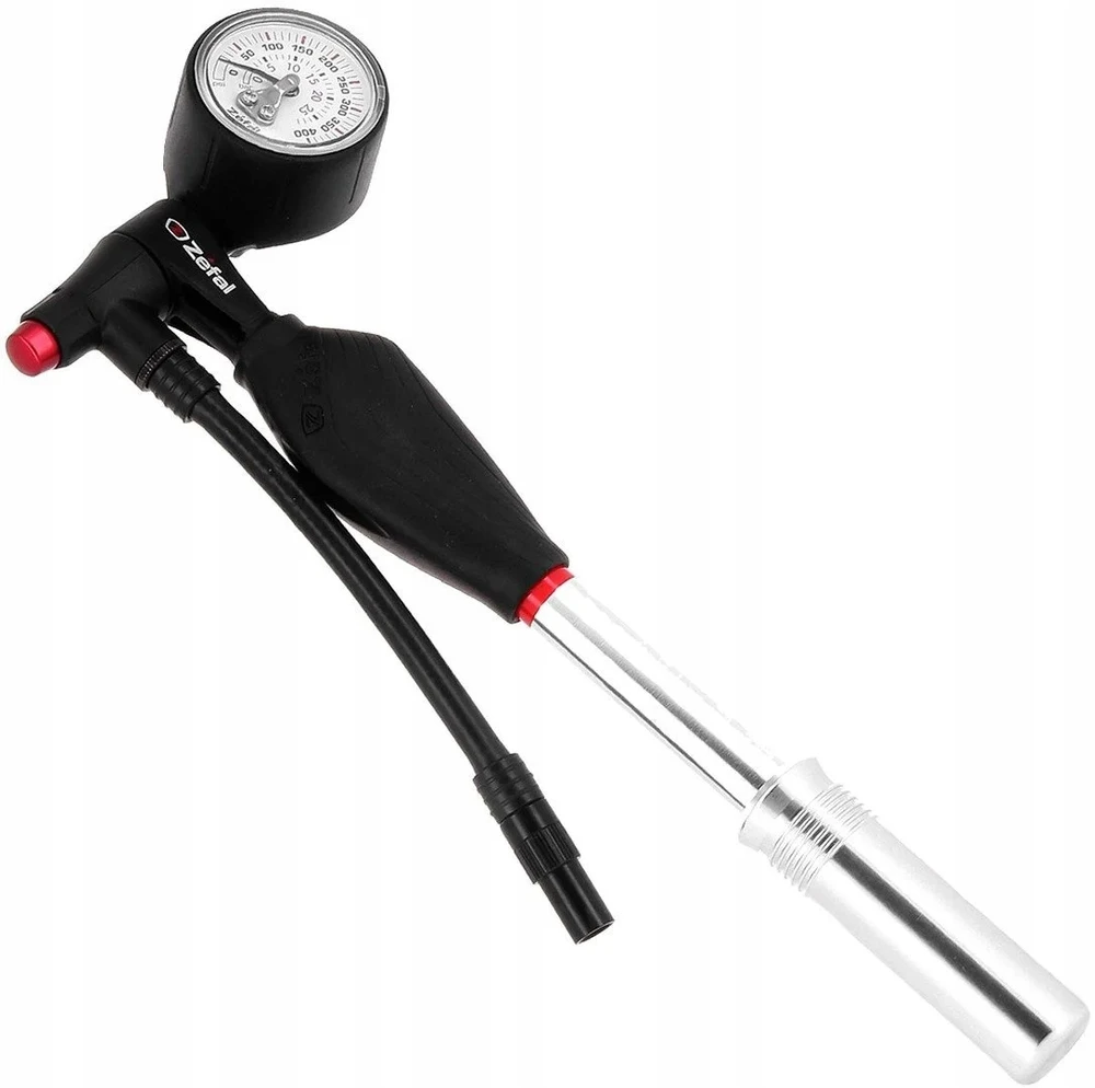 ZEFAL Z SHOCK PUMP rankinė dvir. pompa, sidabrinė/juoda