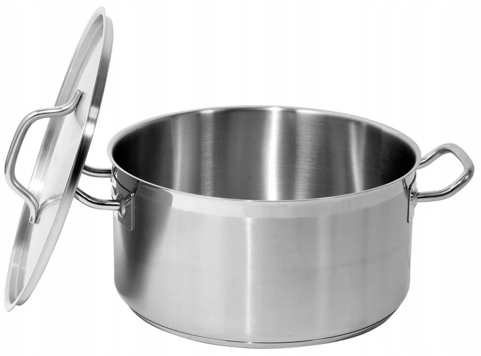 ŽEMAS PUODAS SU nerūdijančiojo plieno dangčiu 32x16cm 12,9L YATO YG-00043