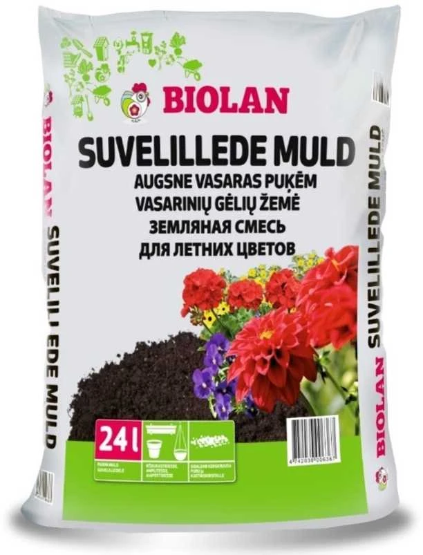 Žemė balkoninėms gėlėms Biolan 24L