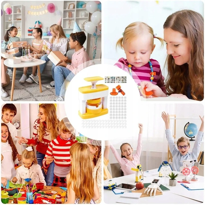 Ženkliuko smeigtuko mašinėlė 55mm DIY rinkinys 98vnt Vaikų dienos dovana