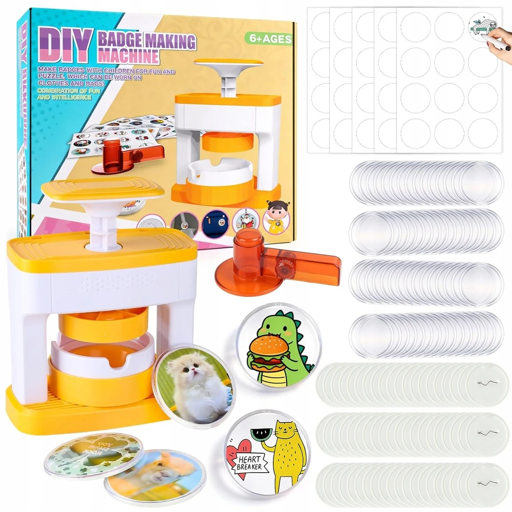 Ženkliuko smeigtuko mašinėlė 55mm DIY rinkinys 98vnt Vaikų dienos dovana