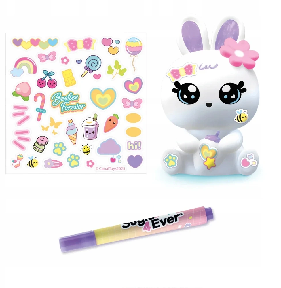 Žėrintys „pasidaryk pats“ zuikių gyvūnų papuošimai Kawaii Epee stiliaus