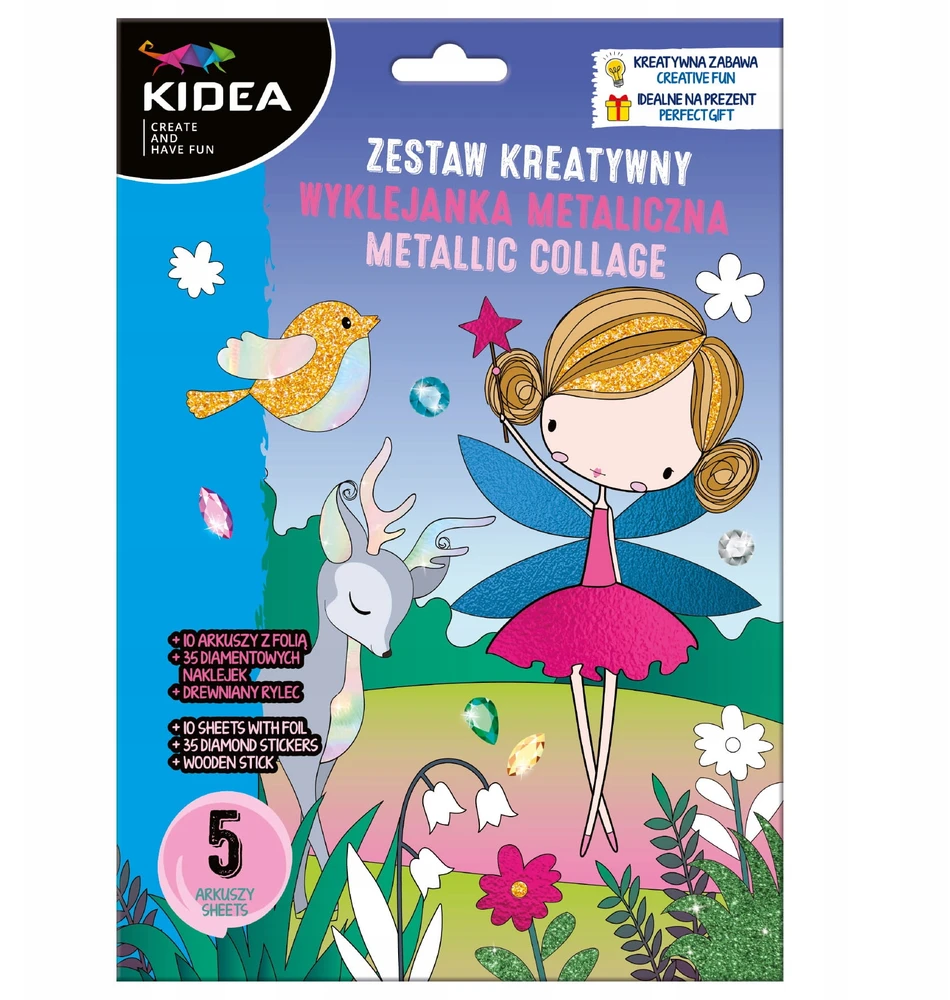 „Zest Kreat Wyklej Metalc Magicz Swiat 5 lakštai Kidea Derform“ – tai lenkiškas pavadinimas, kuriame yra prekės ženklo pavadinimų (Kidea, Derform), todėl jų nekeičiu. Išverčiu likusią dalį: **Kūrybinis rinkinys „Wyklej Metalc Magicz Swiat“ 5 lakštai Kidea Derform** Jei norite, galiu pateikti ir kitą variantą: **Kūrybinis rinkinys „Metalc Magicz Swiat“ su 5 lapais Kidea Derform** – priklausomai nuo to, ar norite išlaikyti originalų lenkišką posakį ar jį adaptuoti.