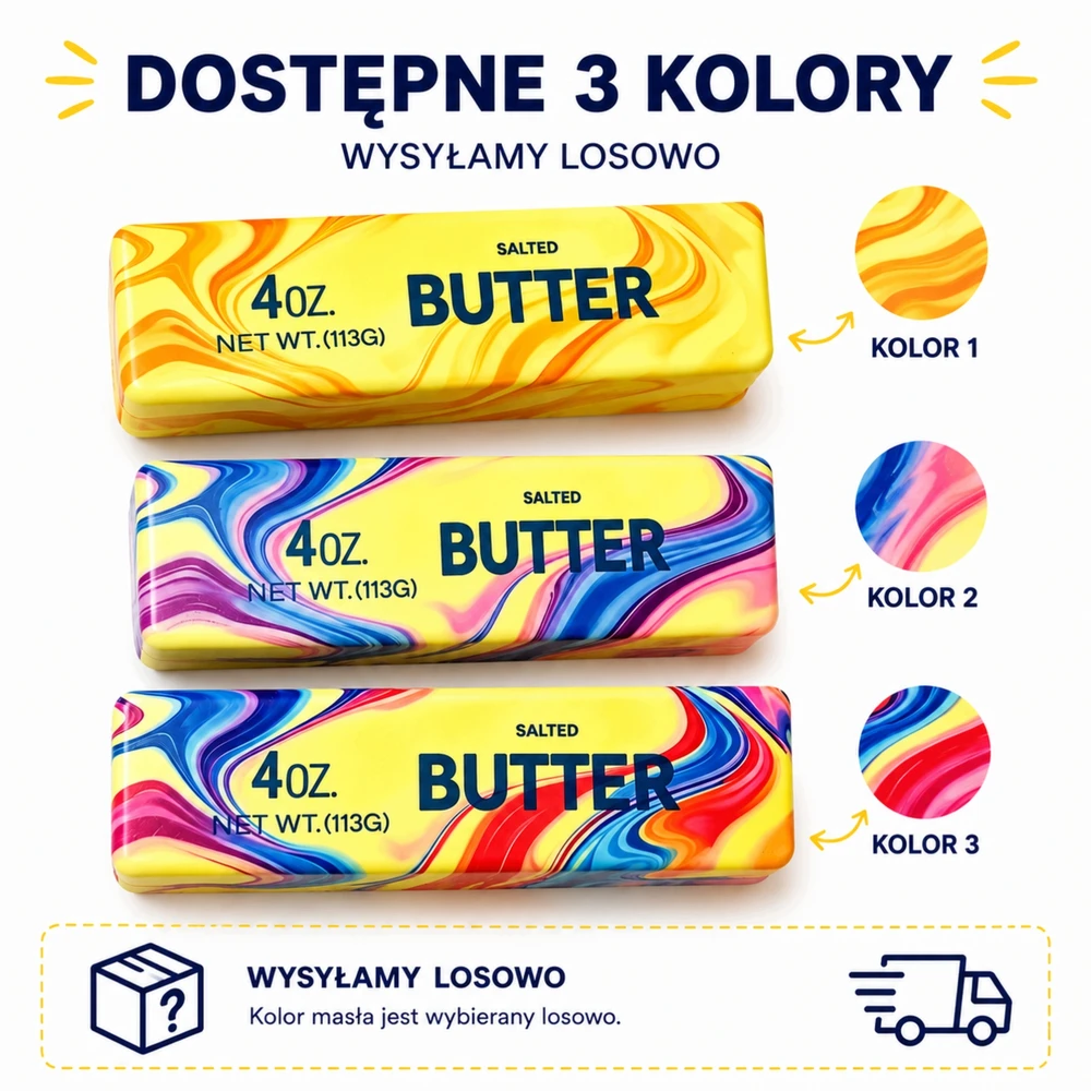 Zgeer Gniotek Antystresowy Masło Squishy Miękka Zabawka Sensoryczna Relaksacyjna