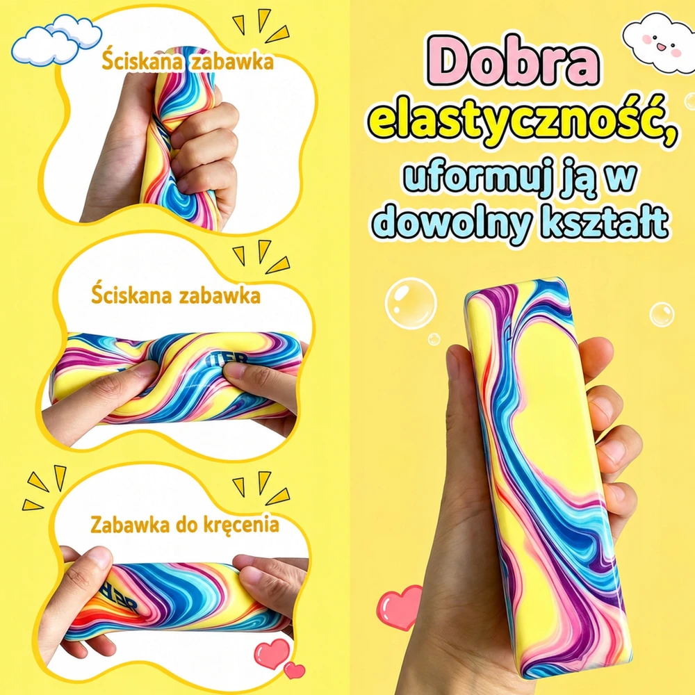 Zgeer Gniotek Antystresowy Masło Squishy Miękka Zabawka Sensoryczna Relaksacyjna