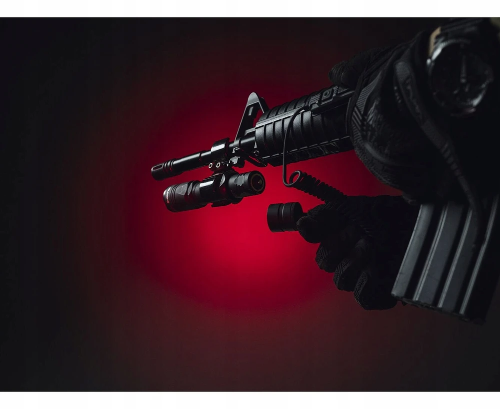 Žibintuvėlio magnetinis nuotolinio valdymo jungiklis su spiraliniu laidu Armytek MRS-01 / 25-70 cm