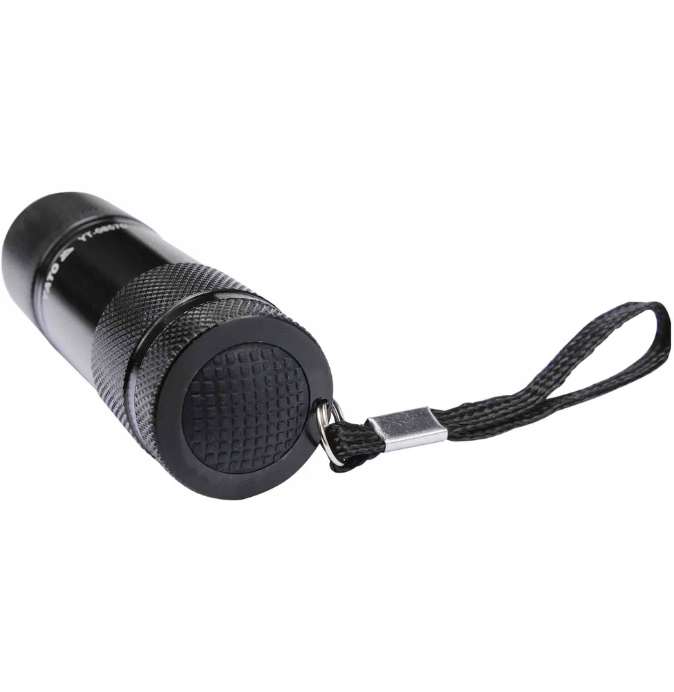 Žibintuvėlis aliuminis, 9LED, juodas. Yato (YT-08570)
