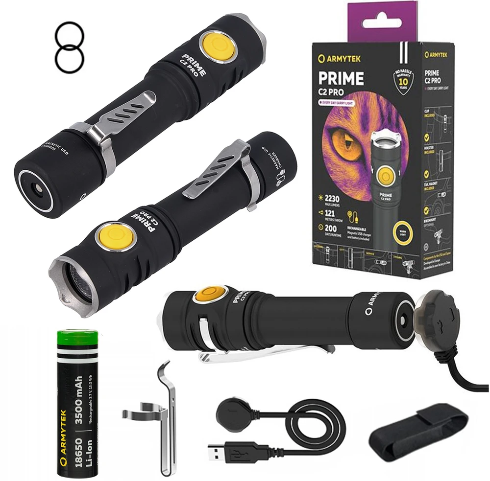 Žibintuvėlis Armytek Prime C2 Pro Magnet USB