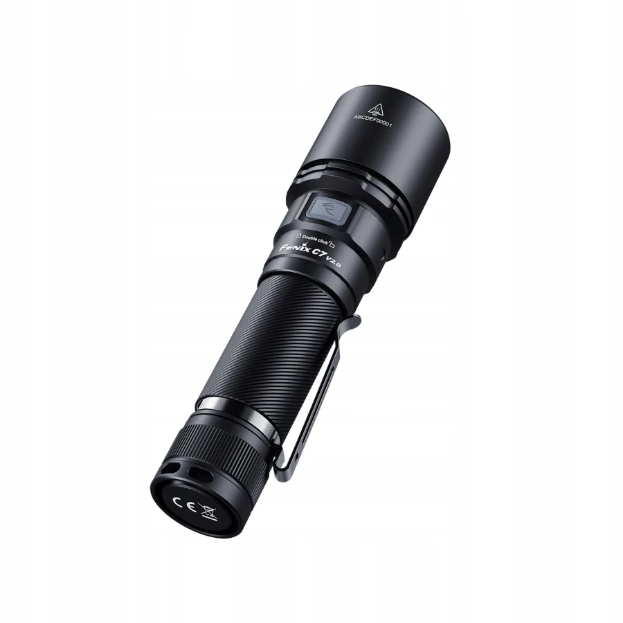 LED žibintuvėlis Fenix C7 V2.0 juodas