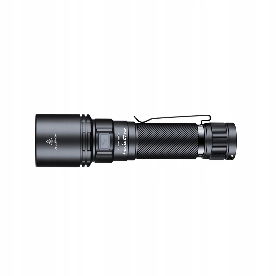 LED žibintuvėlis Fenix C7 V2.0 juodas