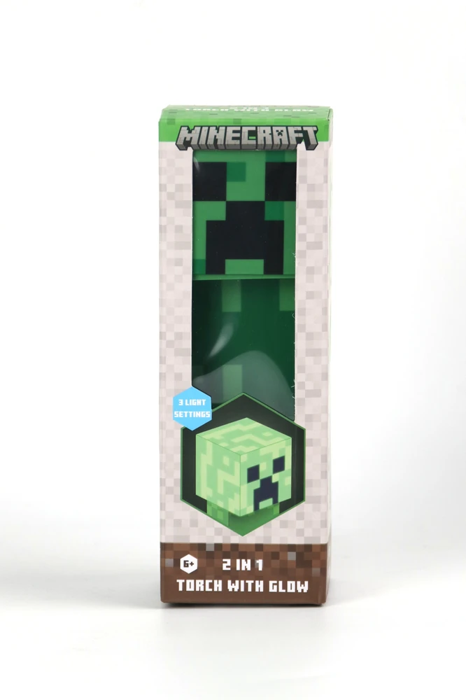 Žibintuvėlis / lampka nocna Minecraft CREEPER 3D 18cm Halantex