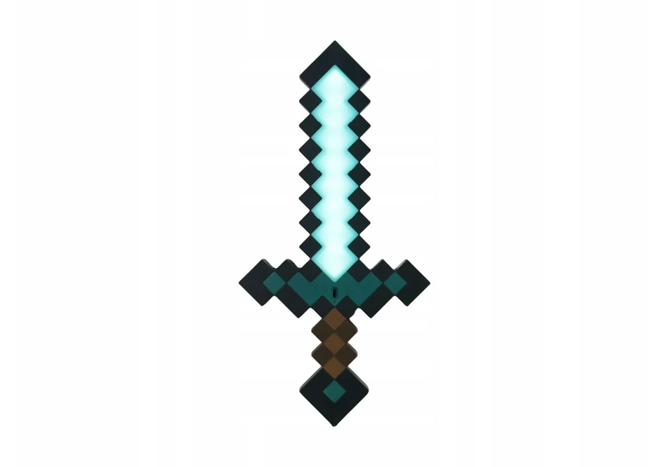 Žibintuvėlis / lampka nocna Minecraft Diamentowy Miecz 3D 40 cm Halantex