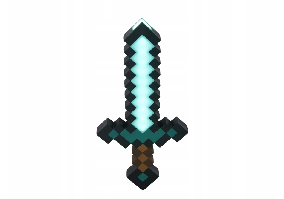 Žibintuvėlis / lampka nocna Minecraft Diamentowy Miecz 3D 40 cm Halantex