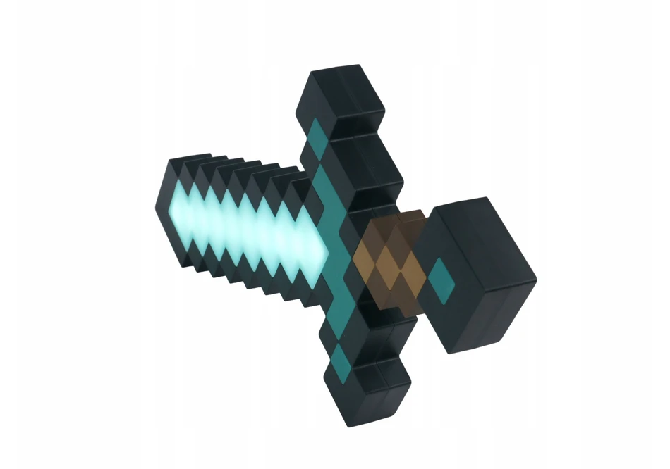 Žibintuvėlis / lampka nocna Minecraft Diamentowy Miecz 3D 40 cm Halantex