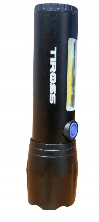 Žibintuvėlis Tiross Žibintuvėlis metalo sp. USB C 1200mAh TIROSS TS-2254