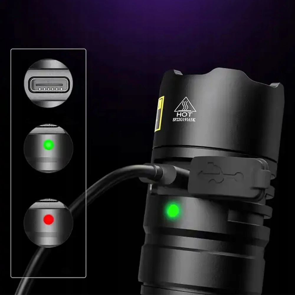 Žibintuvėlis UV LED Akumulatorowa Sofirn SF16 365 nm do Bursztynu USB-C IPX8