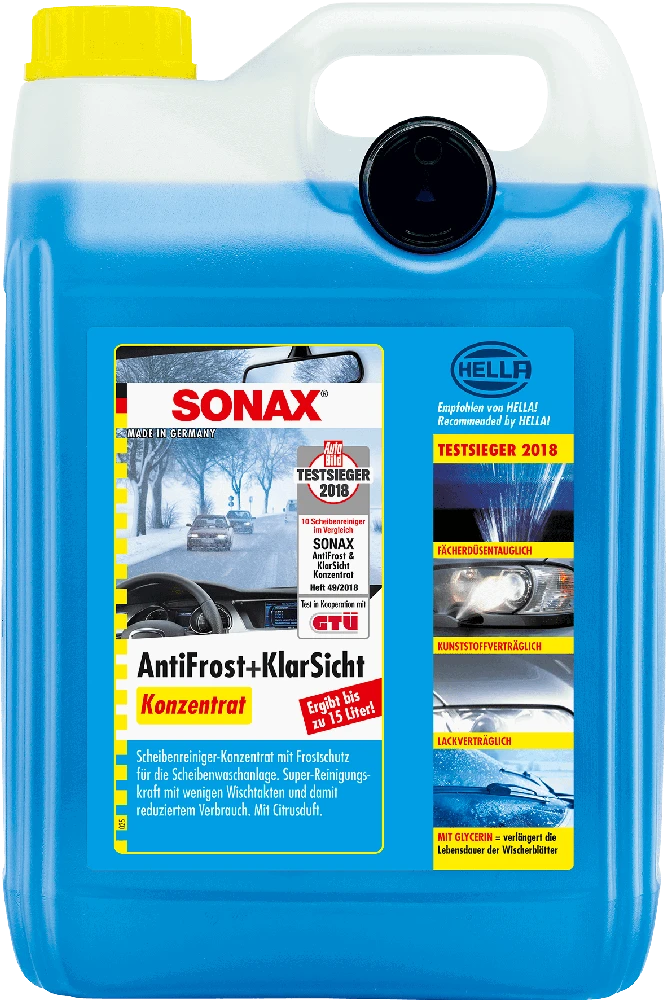 SONAX Žieminis langų apiplovimo skysčio koncentratas, 1L 332300