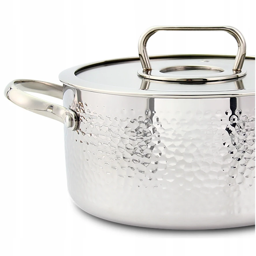 Zilan Plieninis puodas 4,5L, indukcinis
