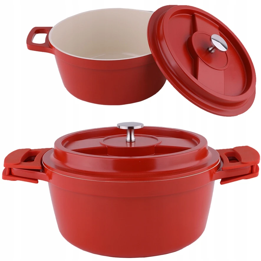 Zilan PUODINĖ OLANDIJOS KROSTELĖ INDUKCINĖ OLANDIJOS ORGANIS ALIUMINIS 28CM, 6,3L