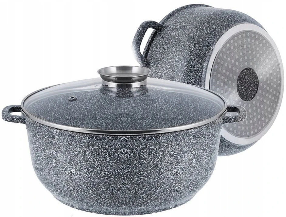 Zilner Marmurinis puodas su dangčiu 13,5l / 36cm