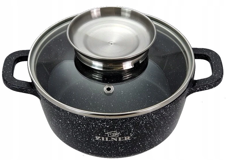 Zilner MARMURINIS PUODAS SU DANGIU 5,5L 26cm