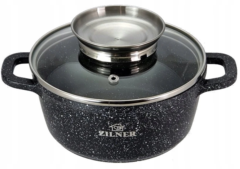 Zilner MARMURINIS PUODAS SU DANGIU 5,5L 26cm