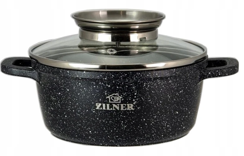 Zilner MARMURINIS PUODAS SU DANGIU 5,5L 26cm
