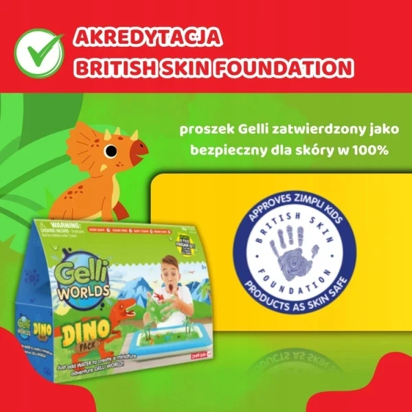 ZIMPLI KIDS GELLA KURIMO RINKINYS SU FIGURĖLĖMIS IR DINO PAdėklu 3+