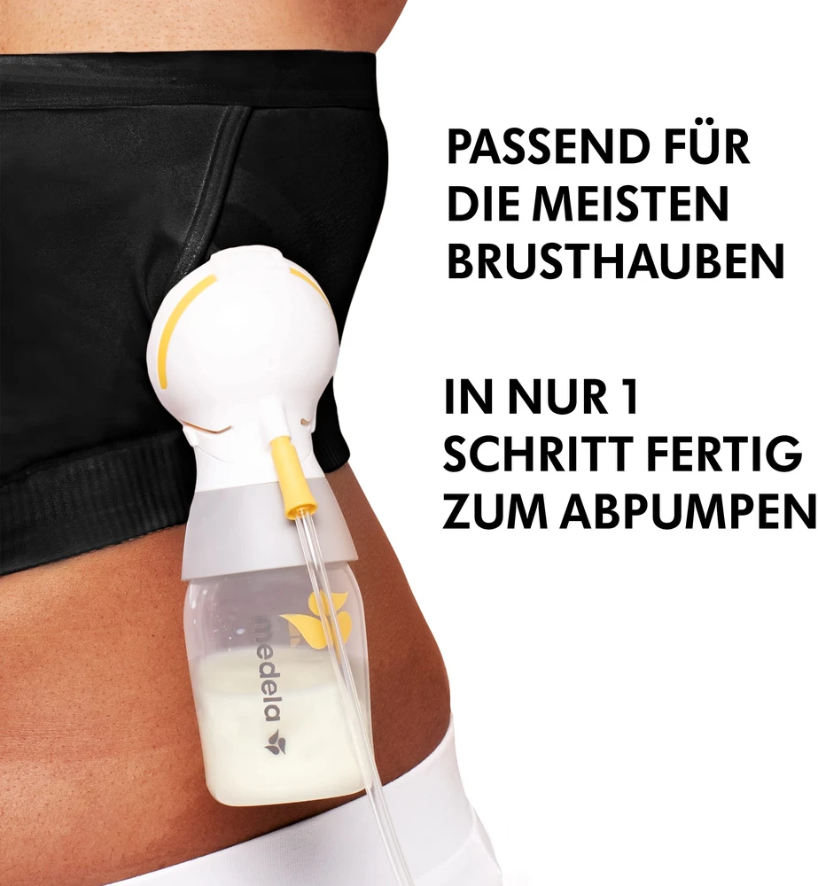 Žindymo liemenėlė Medela Hands-Free Pumping bustjė juoda, prisitaikantis tamprus audinys, be petnešėlių