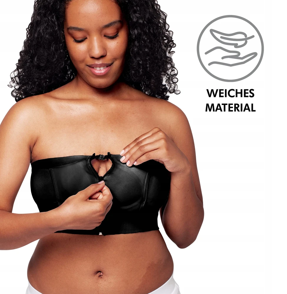 Žindymo liemenėlė Medela Hands-Free Pumping bustjė juoda, prisitaikantis tamprus audinys, be petnešėlių