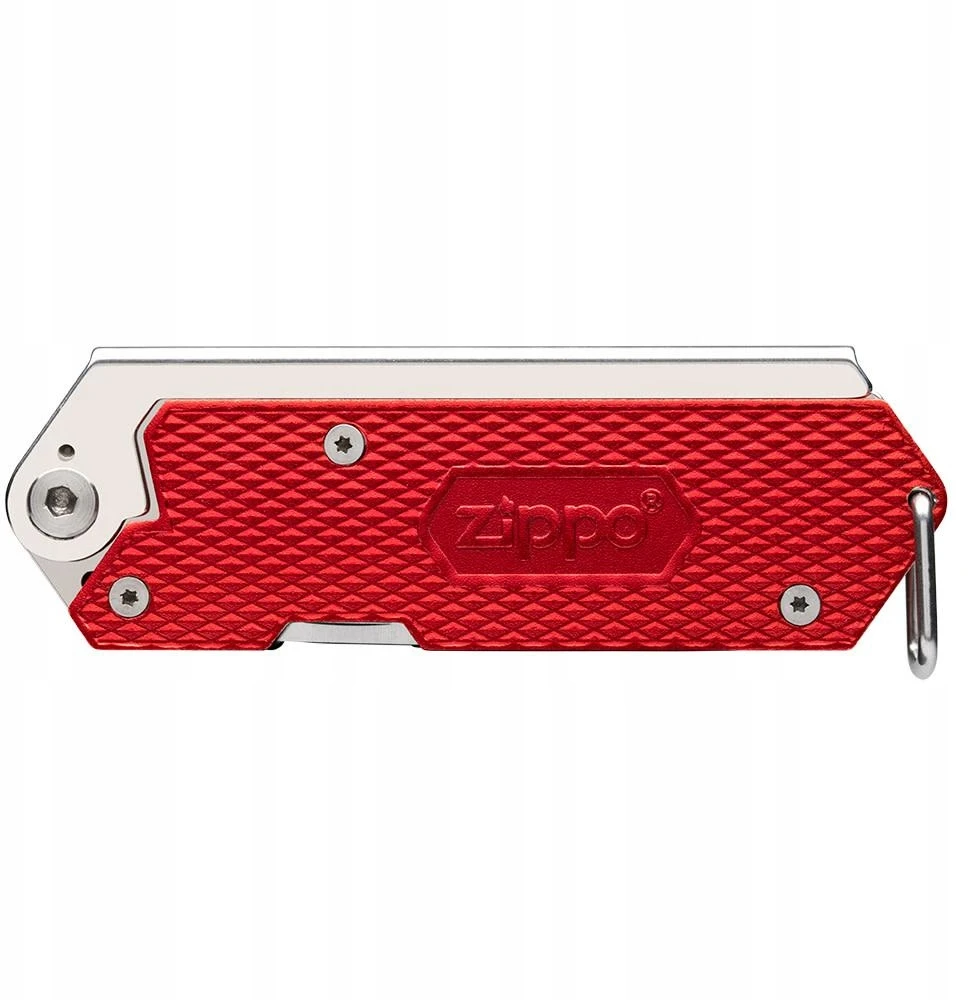 Zippo Fire Starting Multi-Tool - kišeninis peilis su ugnies užvedimu, raudonas