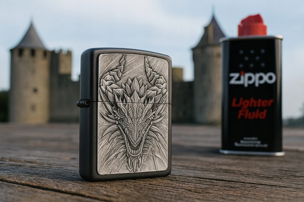 ZIPPO VARIKLIŲ DALYS 2003987 Vėjui atsparus benzininis žiebtuvėlis