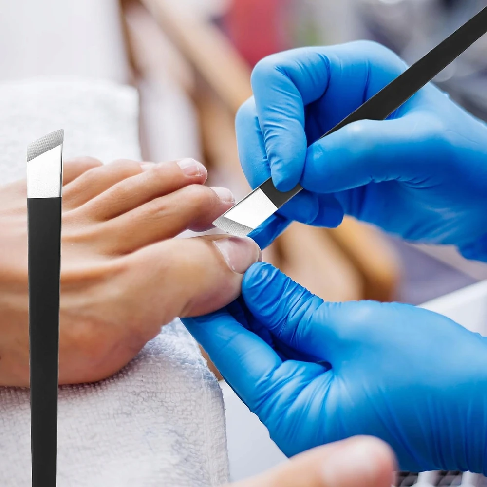 ZIYAO PĖDŲ PRIEŽIŪROS RINKINYS 6 DALIŲ PODOLOGIJOS ĮRANKIAI JUODOS