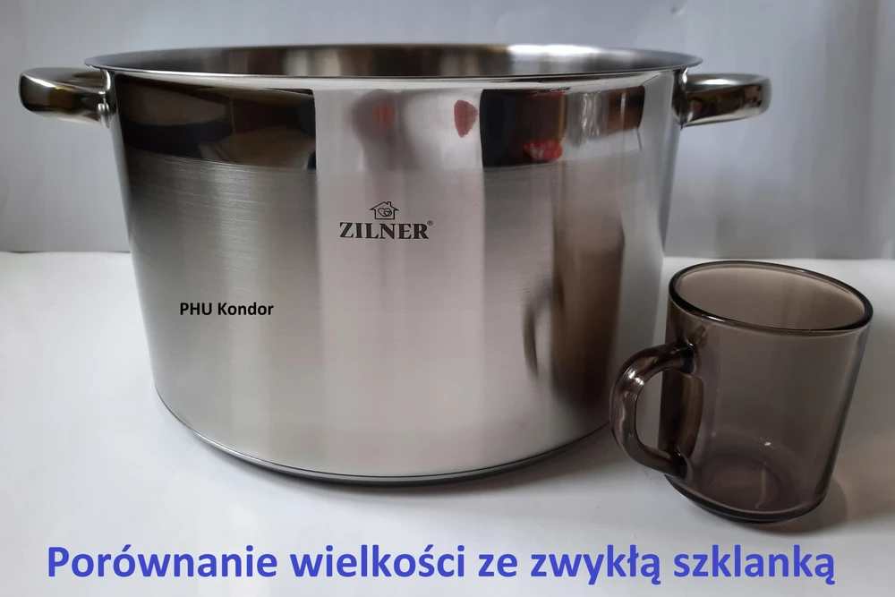 ZL HOFFNER LARGE Puodas 10L, nerūdijantis plienas, 9xdugnas